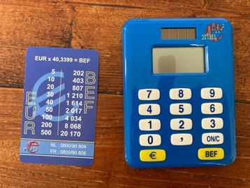 Koersconverter Belgische Franken naar Euro's beschikbaar voor biedingen