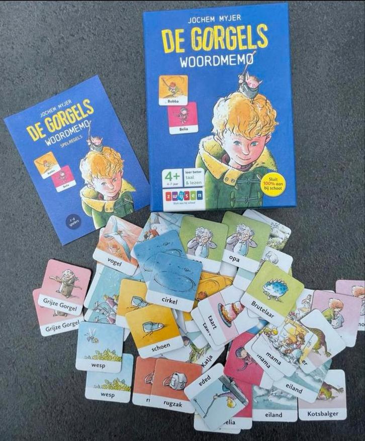 De Gorgels Woordmemo - Zo goed als nieuw!, Kinderen en Baby's, Speelgoed | Overig, Zo goed als nieuw, Jongen of Meisje, Ophalen of Verzenden