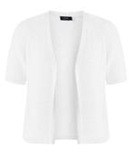 Wit kort vest Jitske van Yesta Maat 50 nu €37,50, Wit, Trui of Vest, Ophalen of Verzenden, Y