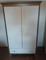 STEVIGE BRUIN/WITTE KAST VASTE PRIJS 95 EURO, Ophalen, 100 tot 150 cm, Zo goed als nieuw, 150 tot 200 cm