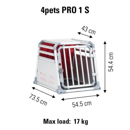 Autobench 4Pets Pro Box 1 Small Demomodel WEG=WEG, Dieren en Toebehoren, Hondenbenches, Nieuw, Ophalen