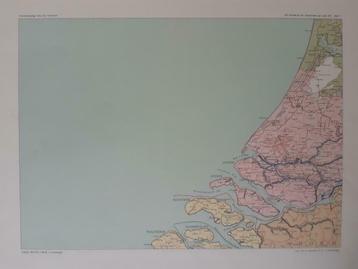 B106/ Plattegrond Zuid West Nederland op 1-7-1817 Litho 1930 beschikbaar voor biedingen