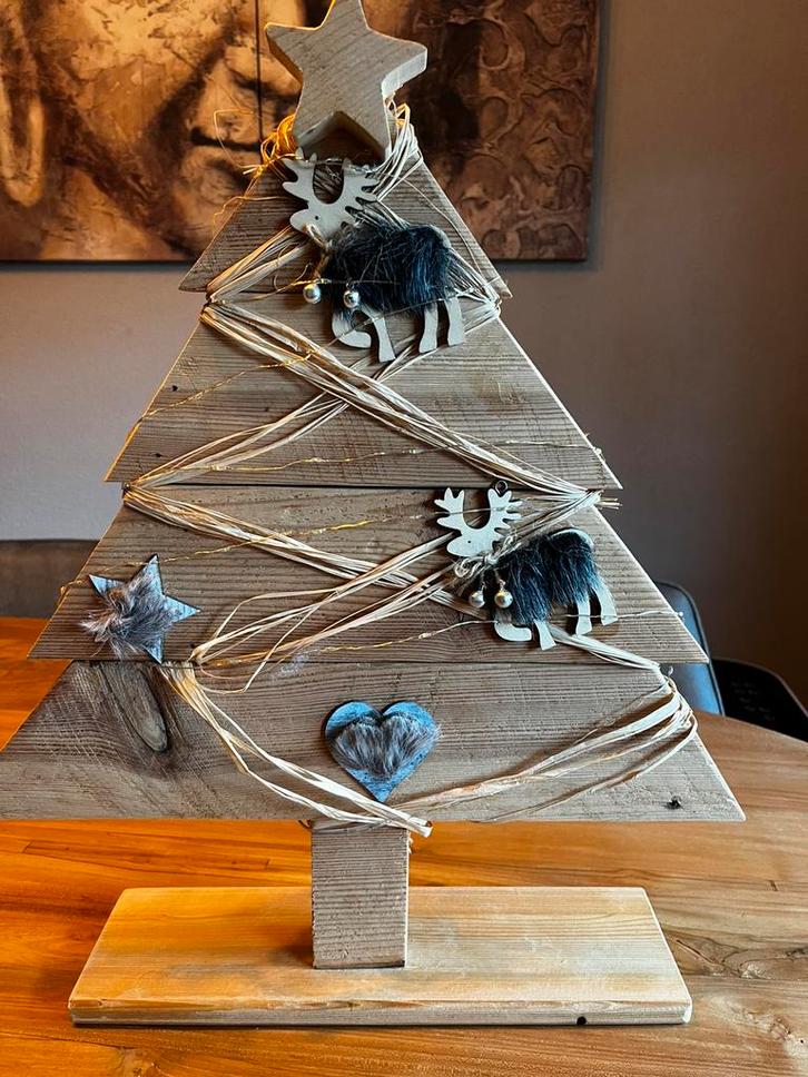 Houten kerstbomen, Diversen, Kerst, Zo goed als nieuw, Ophalen of Verzenden