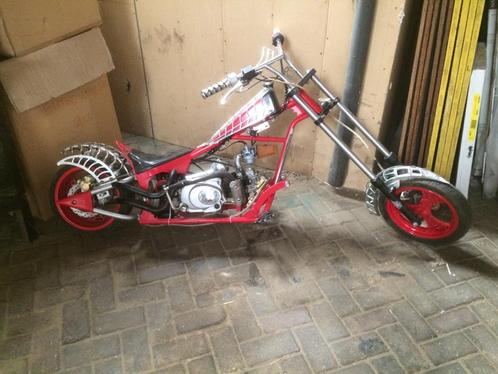 spiderman chopper 110 cc midibike in spiderman uitvoering, Fietsen en Brommers, Minibikes, Midibikes en Pitbikes, Gebruikt, Overige typen