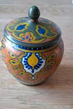 Art Deco Rhodian Gouda Plateel Potje PZH, Antiek en Kunst, Antiek | Keramiek en Aardewerk, Ophalen of Verzenden