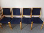 vintage stoelen, Huis en Inrichting, Ophalen, Gebruikt, Blauw, Vintage