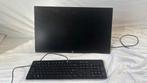 HP 23" LCD Monitor + Toetsenbord, Computers en Software, Monitoren, Ophalen, IPS, In hoogte verstelbaar, Full HD