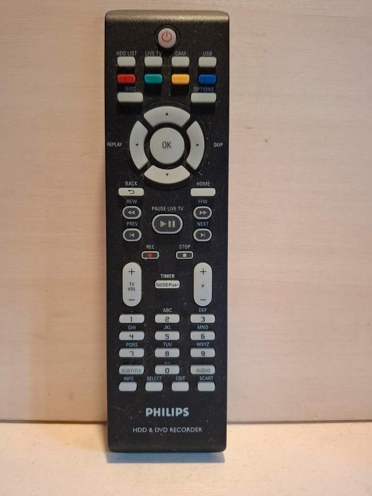 Originele Philips HDD & DVD Recorder Afstandsbediening, Audio, Tv en Foto, Afstandsbedieningen, Gebruikt, Origineel, Dvd, Ophalen of Verzenden