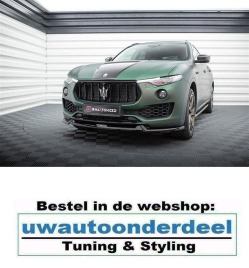 Maxton Design Spoiler Splitter Lip Maserati Levante, Auto diversen, Tuning en Styling, Verzenden