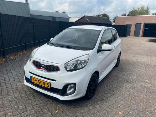 Kia Picanto 1.2 Cvvt 3-DRS 2011 Wit NAP AIRCO NW APK, Auto's, Kia, Bedrijf, Picanto, ABS, Adaptieve lichten, Airbags, Airconditioning