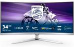 Philips 34M2C8600/00  Curved UltraWide gaming QDLED, Computers en Software, Philips, K&N Elektronica, Refurbished, DisplayPort