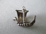 Oude bedel zilver Draken/ Vikingschip Zeil beweegt Noorwegen, Sieraden, Tassen en Uiterlijk, Antieke sieraden, Verzenden, Zilver
