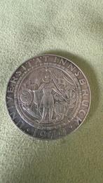 1970 AUSTRIA Innsbruck University VINTAGE 50 Schilling Coin, Verzenden, Oostenrijk
