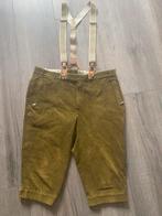 Originele Oostenrijkse Vintage Knickerbocker Lederhosen Rib, Ophalen of Verzenden, Gedragen, Groen