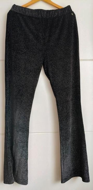 Colourful Rebel zwarte broek met glitter Maat XL beschikbaar voor biedingen