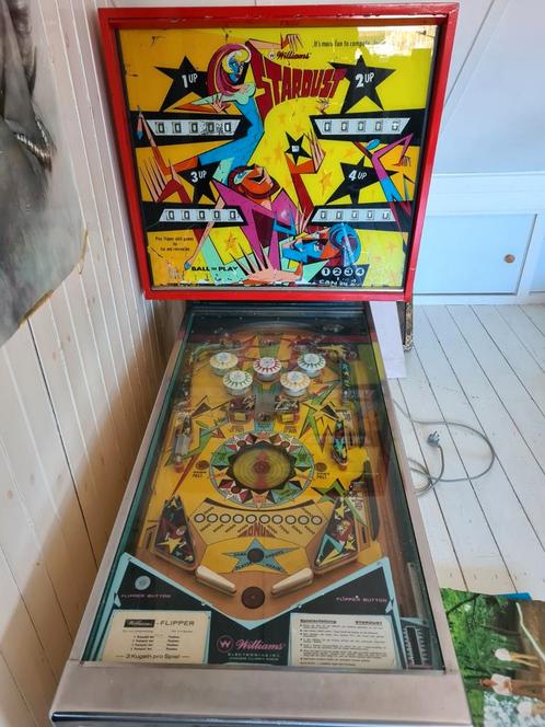 Flipperkast Williams Stardust 1971, Verzamelen, Automaten | Flipperkasten, Gebruikt, Mechanisch, Williams, Ophalen
