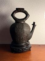 Antieke Bronzen Theepot Sumatra Kendi Minang Kaubau, Antiek en Kunst, Ophalen of Verzenden, Brons