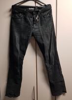 kleding heren Leren broek(en), Ophalen, Gedragen, Zwart