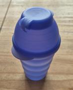 Tupperware Trendy beker met boldeksel 330ML NIEUW, Ophalen of Verzenden, Nieuw, Blauw, Beker of Kan