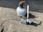 Flowclear Zandfilter & Intex Zoutwater systeem, Ophalen of Verzenden, Gebruikt, Zwembadpomp
