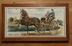 Vintage Tegelplateau Friese Sjees 33x19 cm, Antiek en Kunst, Antiek | Wandborden en Tegels, Ophalen