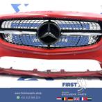 W156 BUMPER GLA AMG VOORBUMPER + DIAMOND GRIL ROOD WIT ZWART, Gebruikt, Voor, Mercedes-Benz, Ophalen of Verzenden