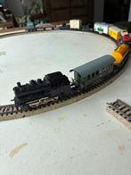 Marklin trein 65 jaar oud,  8 wagons,overgang , wissel, e, Ophalen, Wisselstroom, Märklin, Gebruikt