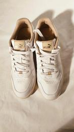 Puma Court Classy Sneakers • Retro look • Wit Leer • Maat 41, Wit, Puma, Verzenden, Sneakers of Gympen