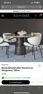 Eleonora Aiken Eettafel - Zo Goed Als Nieuw - 130cm, Huis en Inrichting, Tafels | Eettafels, Ophalen of Verzenden, Zo goed als nieuw