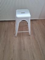 Wit Metalen Kruk, Ophalen, 60 tot 90 cm, Zo goed als nieuw, 1 kruk