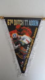 TT Assen 1997 motorwegrace 67e Dutch TT vaan, Verzenden, Zo goed als nieuw, Gebruiksvoorwerp