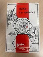 Ajax Programma Seizoen 1980-1981, Verzenden, Gebruikt, Ajax, Boek of Tijdschrift