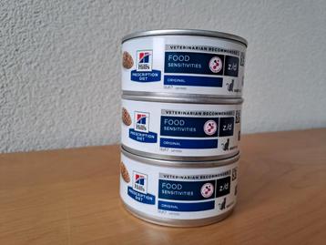 Kattenvoer Hill's z/d Food sensitivities blik 156g beschikbaar voor biedingen