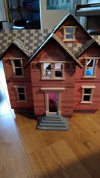 Mooi Poppenhuis met Inrichting, Kinderen en Baby's, Speelgoed | Poppenhuizen, Ophalen, Gebruikt, Poppenhuis