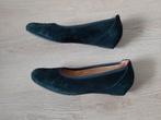 Gabor blauw suède instappers maat 40 maat 6,5, Instappers, Gabor, Zo goed als nieuw, Verzenden