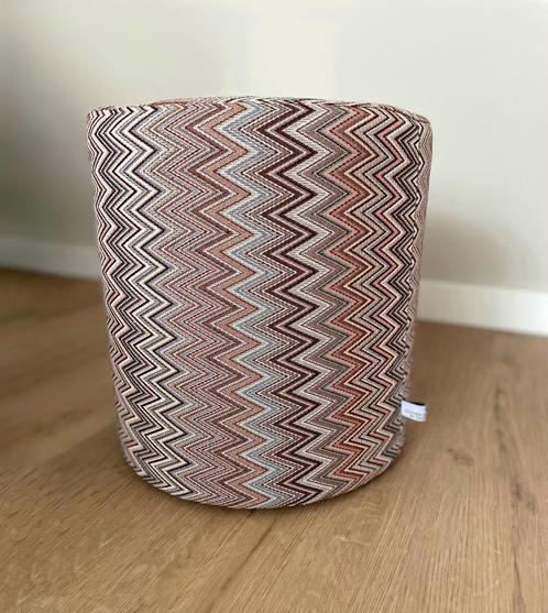 Handgemaakte zigzag poefs & kussens, Huis en Inrichting, Banken | Voetenbanken en Poefen, Nieuw, Minder dan 50 cm, Rond, Ophalen of Verzenden
