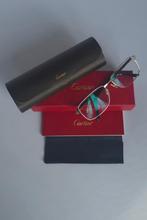 Originele Cartier Santos CT0040O 005 bril/zonnebril silver, Ophalen of Verzenden