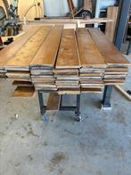 40m2 houten massief grenen vloer! 18cm breed, Zo goed als nieuw, 10 m² of meer, 10 tot 30 cm, Hout