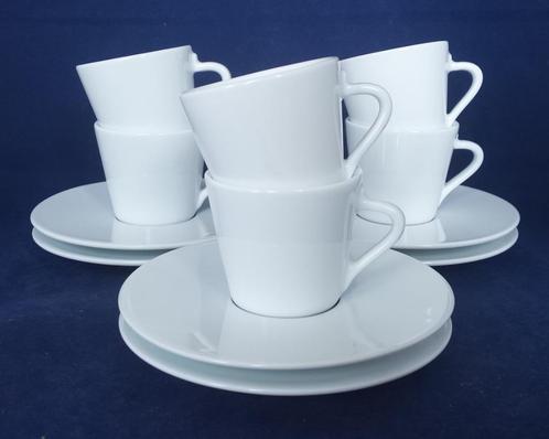 Nespresso Rituals (Andrée Putman) - 6 espressokop en schotel, Huis en Inrichting, Keuken | Servies, Zo goed als nieuw, Kop(pen) en/of Schotel(s)