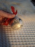 Prachtige ronde kerstballen bloem brocante jaren 60 70, Ophalen of Verzenden, Gebruikt