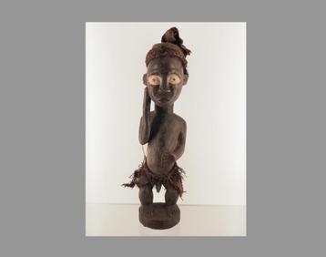 55cm Houten Sculptuur Afrika, Congo? (251023-02) beschikbaar voor biedingen