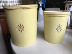 mooie gave set vintage trommels van Tupperware zie de foto's, Ophalen, Gebruikt