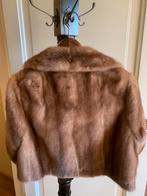 Kort bruin nerts jasje. Ruglengte 48 cm., Maat 38/40 (M), Ophalen of Verzenden, Zo goed als nieuw