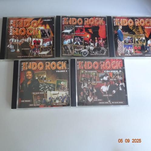 Back to Indo Rock vol.1 t/m 5 - Andy Tielman, Dixies Aces ea, Cd's en Dvd's, Cd's | Verzamelalbums, Gebruikt, Overige genres, Verzenden