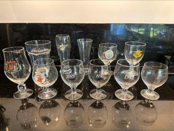 Assortiment bierglazen, 17 stuks  beschikbaar voor biedingen