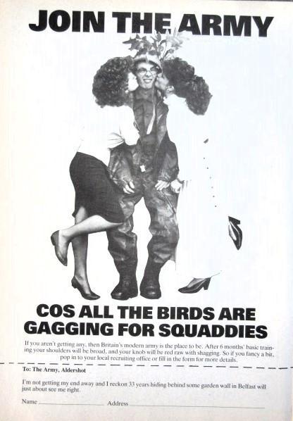 3 oude advertenties reclames Britain army 1961-1991 UK leger, Verzamelen, Militaria | Algemeen, Landmacht, Amerika, Ophalen of Verzenden