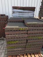 Rubberen tegels  50 x 50 x 8 cm, Tuin en Terras, Tegels en Klinkers, Ophalen, Gebruikt, Overige typen, Rubber