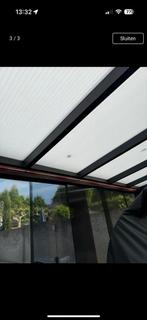 Glazen schuifwanden antraciet, Tuin en Terras, Overkappingen, Ophalen, Zo goed als nieuw, Veranda