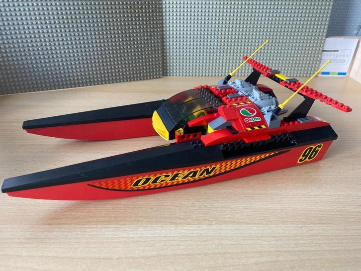 Lego 7244 Speedboat, Kinderen en Baby's, Speelgoed | Duplo en Lego, Zo goed als nieuw, Lego, Complete set, Ophalen of Verzenden