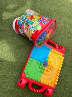 Megabloks + bouwtafel, Ophalen of Verzenden, Zo goed als nieuw